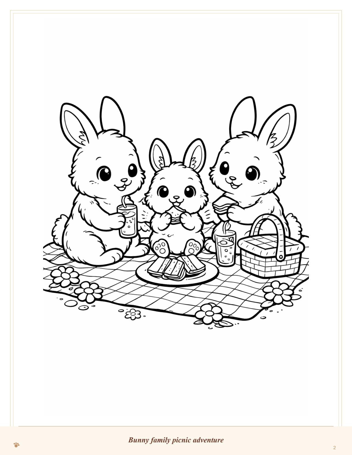 Fuzzy Friends β A Coloring Book Adventure (Digital Download) π¨πΎ