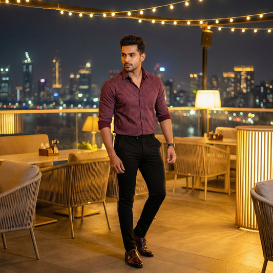 👔 The Power Move: Combo Pack of 3 Men's Stretchable Formal Trousers 👔