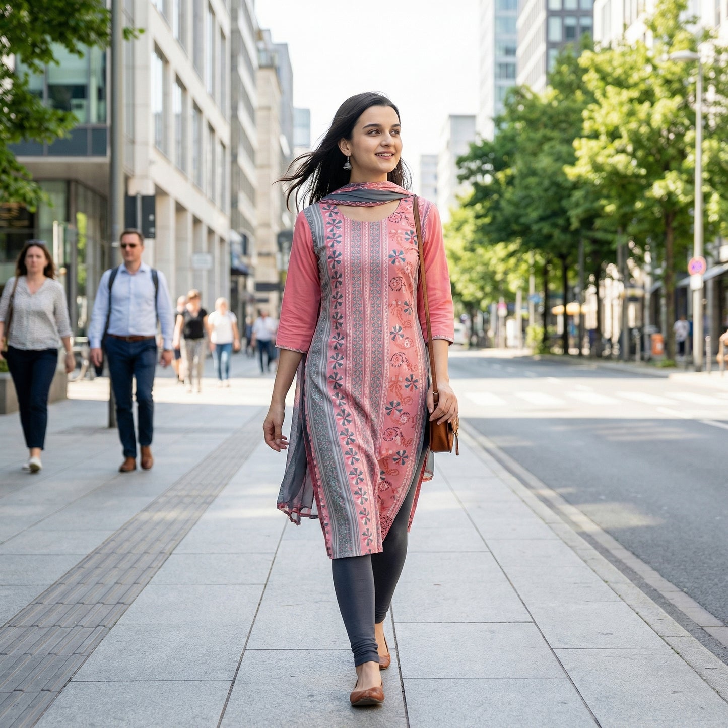 🌸 Women's Digital Printed Straight Kurti – Pack of 5 | Ethnic Wear Combo