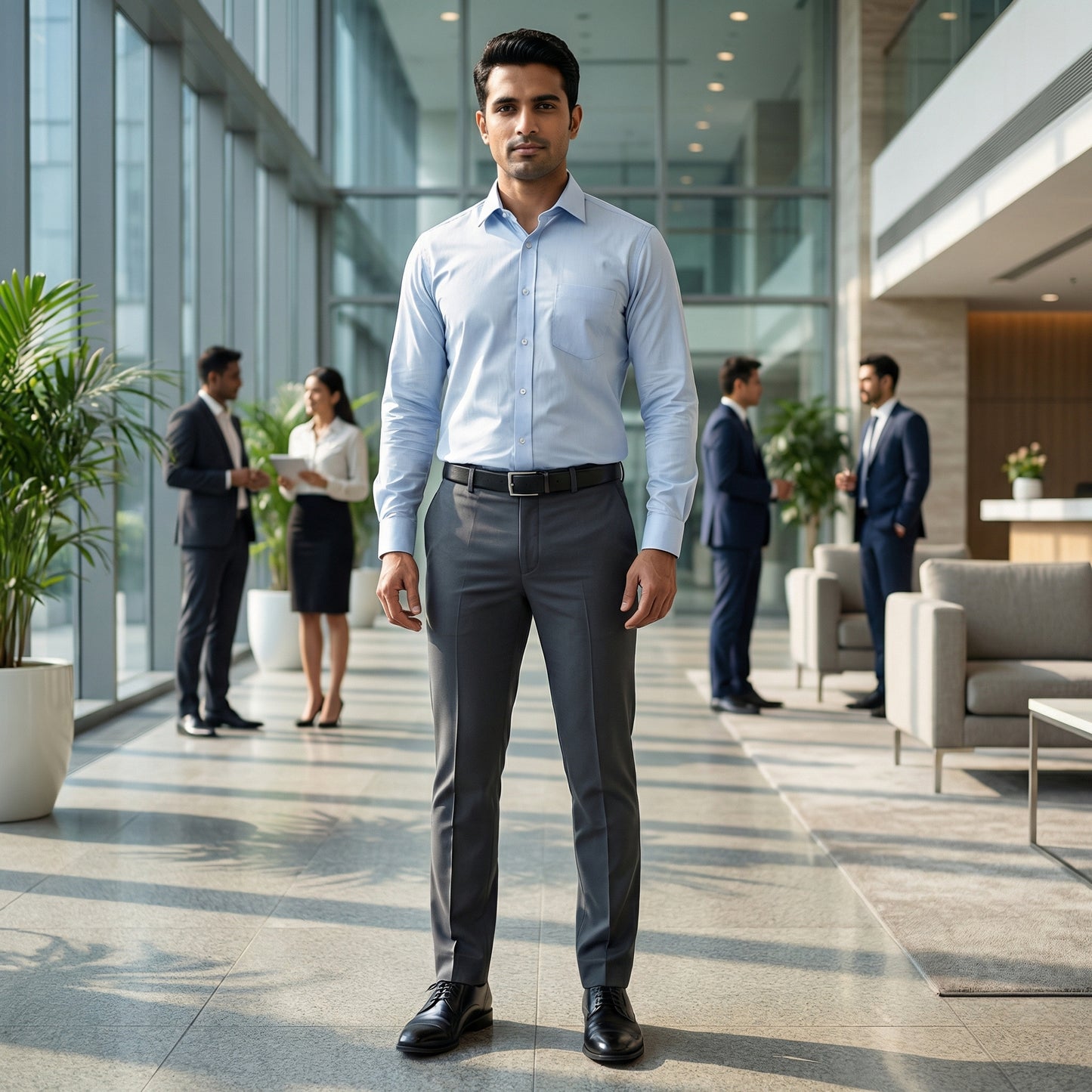 👔 The Power Move: Combo Pack of 3 Men's Stretchable Formal Trousers 👔