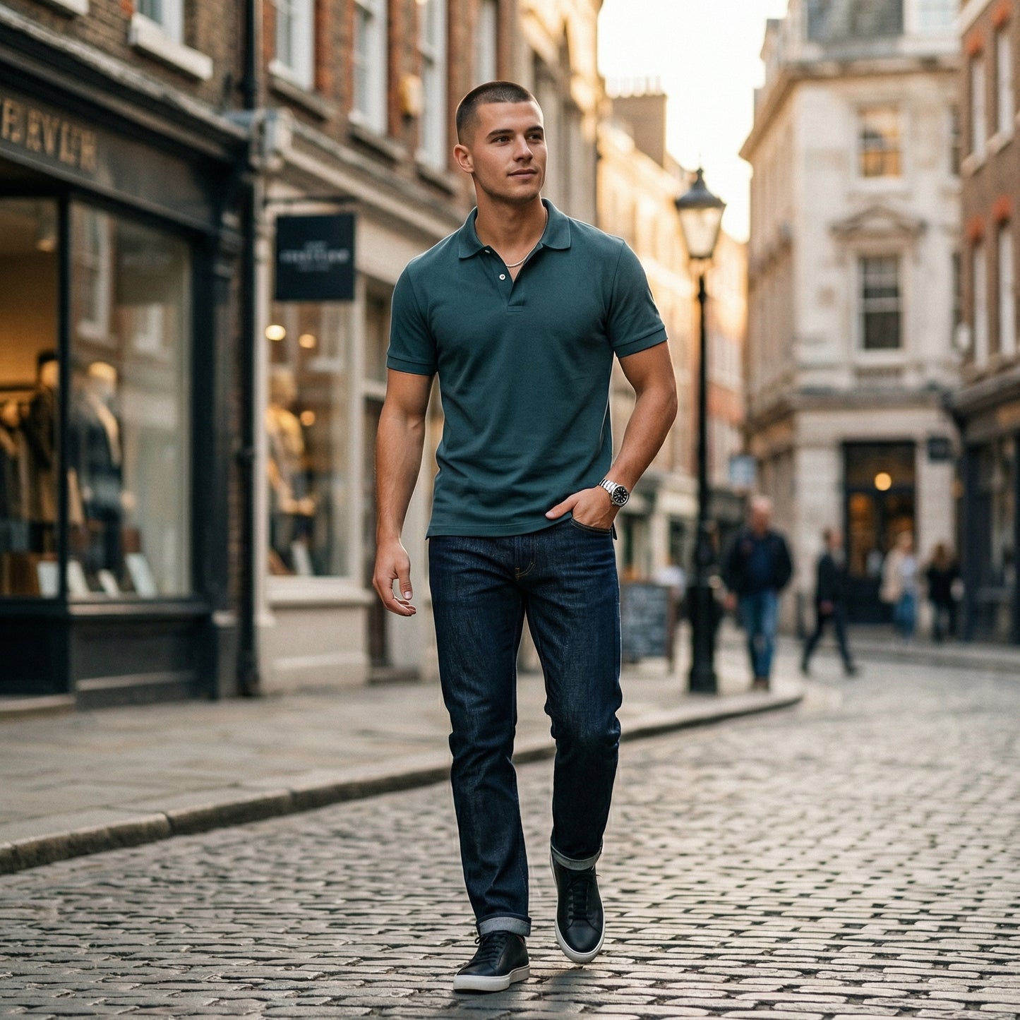 👕 Men's Polo Neck T-Shirts – Pack of 4 | Regular Fit | Casual & Office Wear